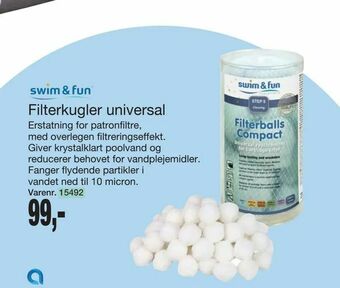 Filterkugler universal