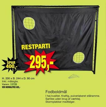 Harald Nyborg Fodboldmål tilbud