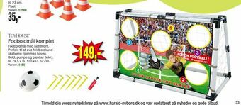 Harald Nyborg Fodboldmål komplet tilbud