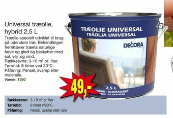 Harald Nyborg Universal træolie, hybrid 2,5 L tilbud