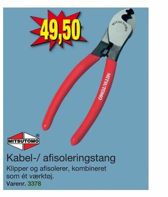 Harald Nyborg Kabel-/ afisoleringstang tilbud