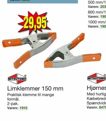 Limklemmer 150 mm