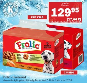 Købmandsgården Frolic - hundemad tilbud