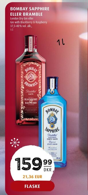 Scandinavian Park Bombay sapphire eller bramble tilbud