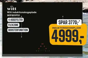 Skousen Witt Induktionskogeplade WIF801FS1 tilbud