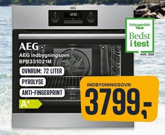 Skousen Aeg Indbygningsovn BPB331021M tilbud