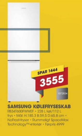 Punkt1 Samsung køle/fryseskab tilbud