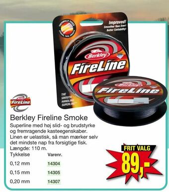 Berkley Fireline Smoke