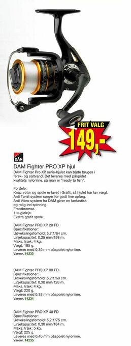 Harald Nyborg DAM Fighter PRO XP hjul tilbud