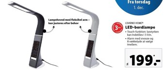 Lidl Led-bordlampe tilbud