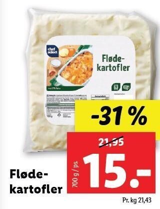 Lidl Flødekartofler tilbud
