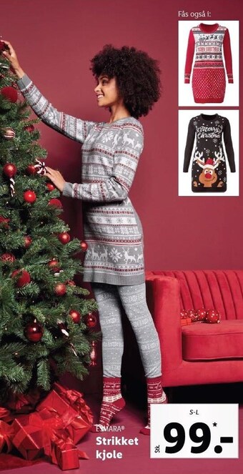 Lidl Strikket kjole tilbud