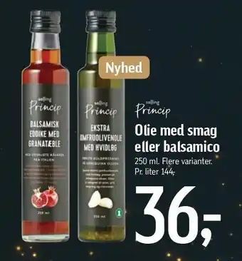 Olie med smag el. balsamico
