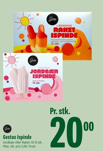 Min Købmand Gestus Ispinde tilbud