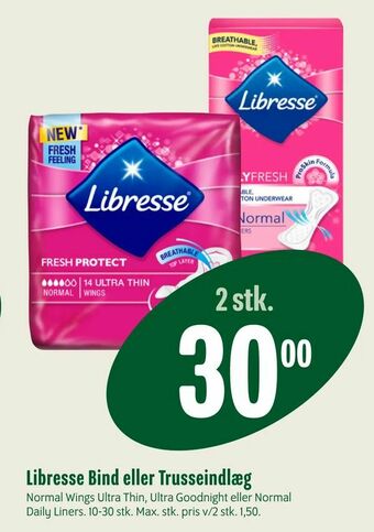 Min Købmand Libresse Bind eller Trusseindlæg tilbud
