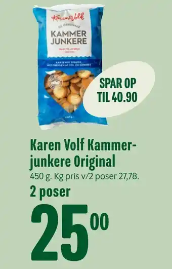 Min Købmand Karen Volf Kammer junkere Original tilbud