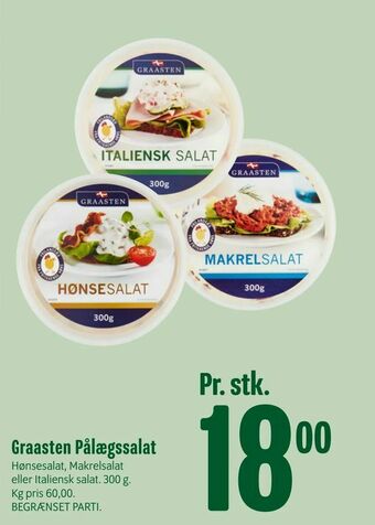 Min Købmand Graasten Pålægssalat tilbud