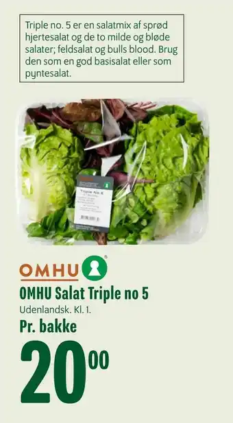 Min Købmand OMHU Salat Triple no 5 tilbud