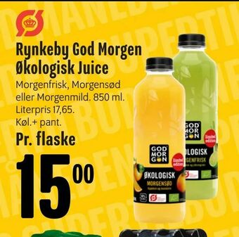 Min Købmand Rynkeby God Morgen Økologisk Juice tilbud