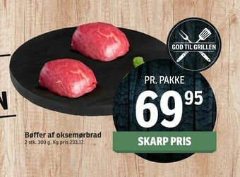 SPAR Bøffer af oksemørbrad tilbud