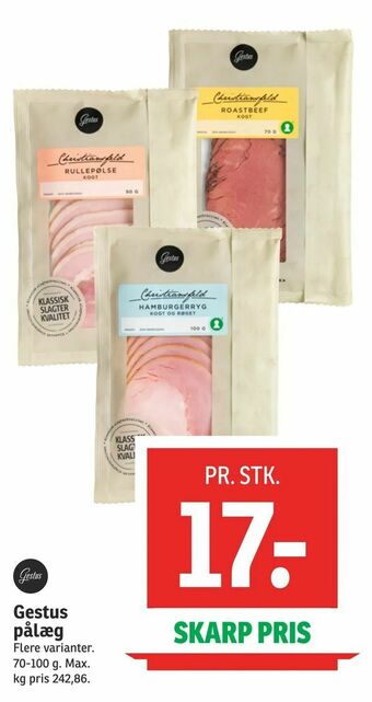 SPAR Gestus pålæg tilbud