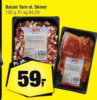 Calle Bacon tern el. skiver tilbud
