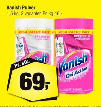 Calle Vanish pulver tilbud