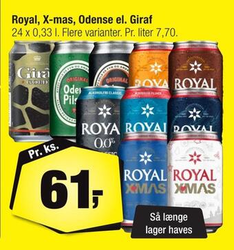 Calle Royal, x-mas, odense el. giraf tilbud