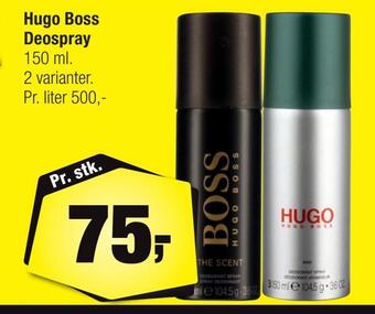Calle Hugo boss deospray tilbud
