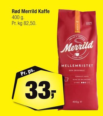 Calle Rød merrild kaffe tilbud