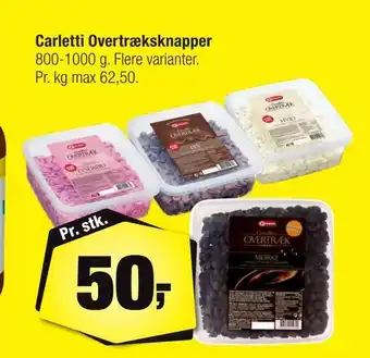 Carletti overtræksknapper