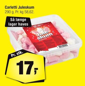 Calle Carletti juleskum tilbud