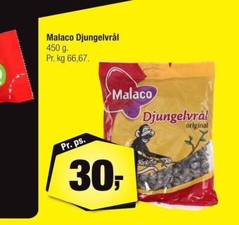 Calle Malaco djungelvrål tilbud