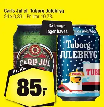 Calle Carls jul el. tuborg julebryg tilbud