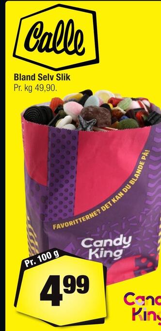 Calle Bland selv slik tilbud