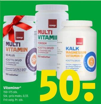 Coop 365 Vitaminer tilbud