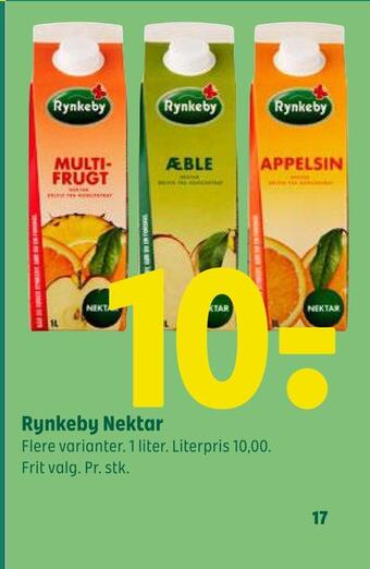 Coop 365 Rynkeby nektar tilbud