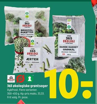 365 økologiske grøntsager