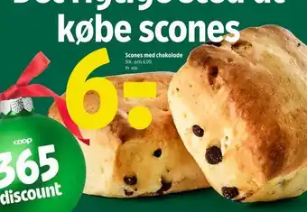 Coop 365 Scones med chokolade tilbud