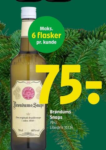 Coop 365 Brøndums snaps tilbud