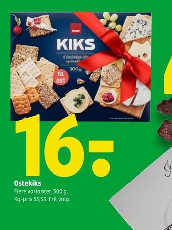 Coop 365 Ostekiks tilbud