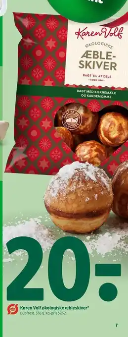 Karen volf økologiske æbleskiver