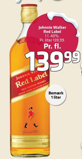 Fleggaard Johnnie walker red label tilbud