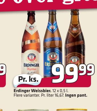 Fleggaard Erdinger weissbier tilbud