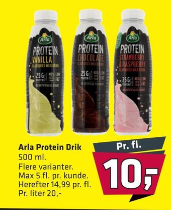 Fleggaard Arla protein drik tilbud