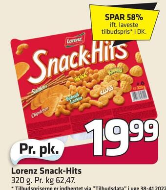 Fleggaard Lorenz snack-hits tilbud
