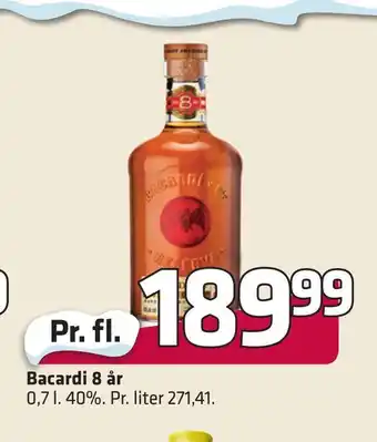 Fleggaard Bacardi 8 år tilbud