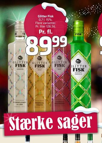 Fleggaard Glitter fisk tilbud
