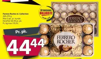 Fleggaard Ferrero rocher el. collection tilbud