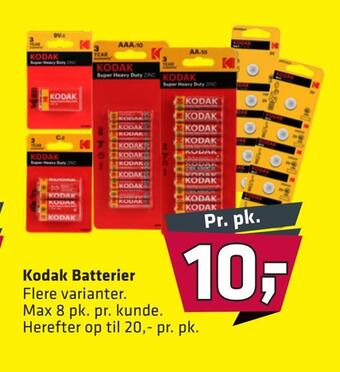 Fleggaard Kodak batterier tilbud